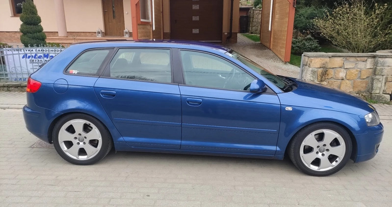 Audi A3 cena 21000 przebieg: 257000, rok produkcji 2007 z Sucha Beskidzka małe 106